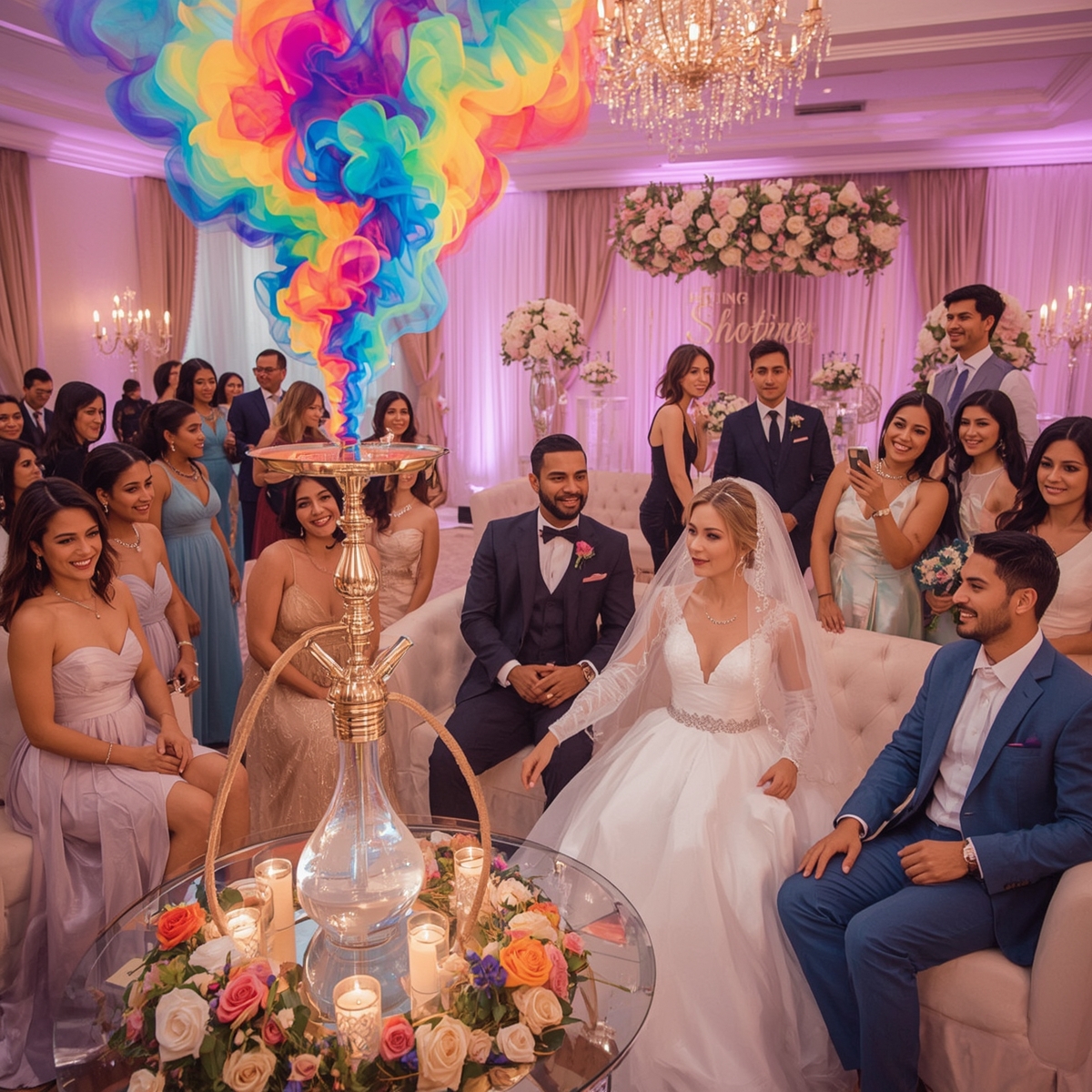 Premium Shisha Catering for Weddings in Dubai